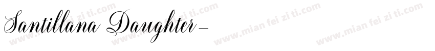 Santillana Daughter字体转换